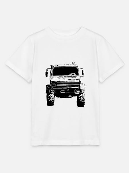 Unimog , Nutzfahrzeug, Lkw, Unimog 406, Traktor - Stanley/Stella Kinder T-Shirt MINI CREATOR - Weiß