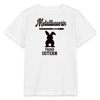 Metallbauerin Oster Geschenk Metallbau Schlosserin - Stanley/Stella Kinder T-Shirt MINI CREATOR  - Weiß - Vorne - Maike (125cm)