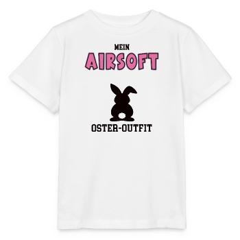 Airsoft Oster Outfit Ostergeschenk Airsoftspieler - Stanley/Stella Kinder T-Shirt MINI CREATOR  - Weiß - Vorne - Maike (125cm)