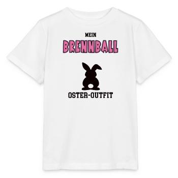 Brennball Oster Outfit Ostergeschenk Brennballerin - Stanley/Stella Kinder T-Shirt MINI CREATOR  - Weiß - Vorne - Maike (125cm)