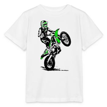 Supercross - Moto Cross - Motocross - Stanley/Stella MINI CREATOR Kids’ T-Shirt - white - Front - Maike (125cm)