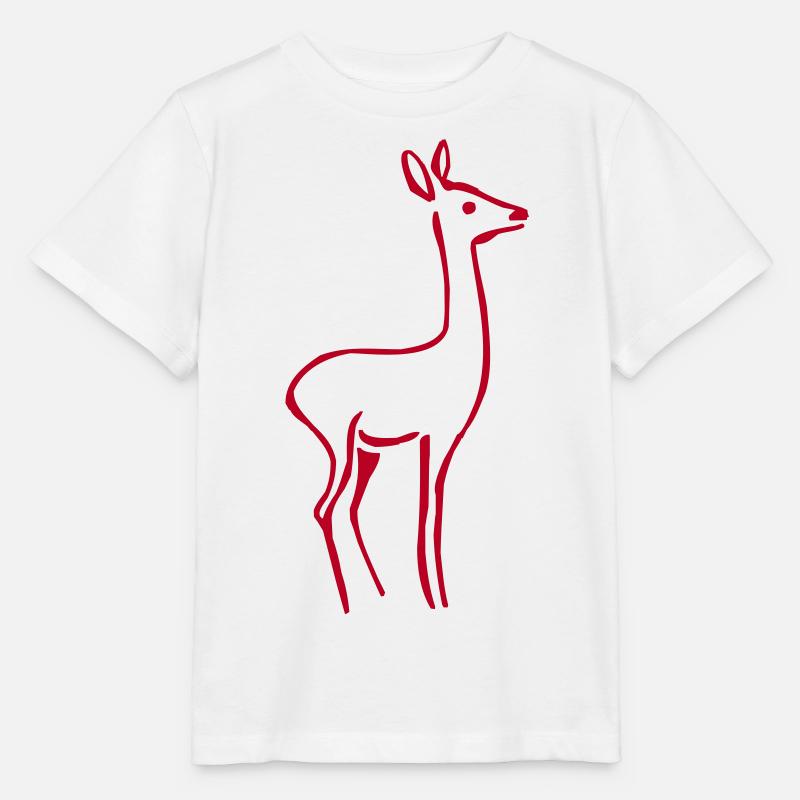 Biche - T-shirt bio MINI CREATOR Stanley/Stella Enfant - blanc