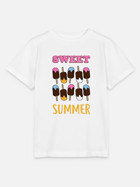 Süßer Sommer - Stanley/Stella Kinder T-Shirt MINI CREATOR - Weiß