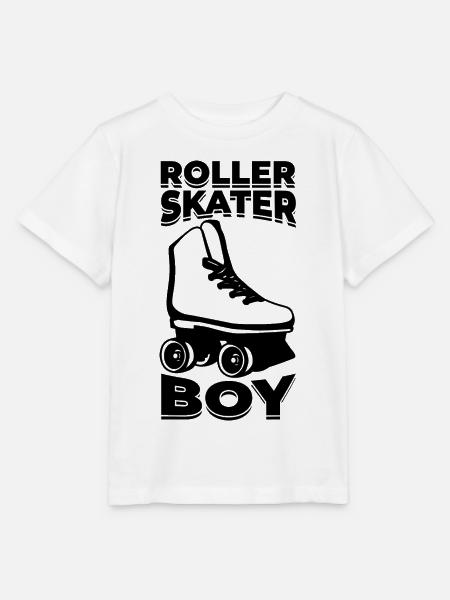 Rollschuh Junge - Stanley/Stella Kinder T-Shirt MINI CREATOR - Weiß
