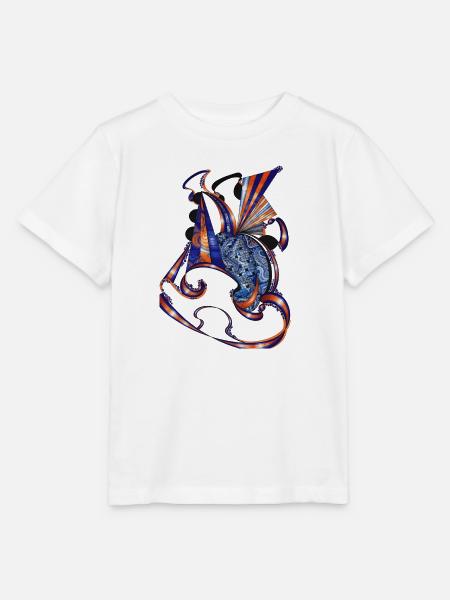 BlauOrange Stoffbänder - Stanley/Stella Kinder T-Shirt MINI CREATOR - Weiß