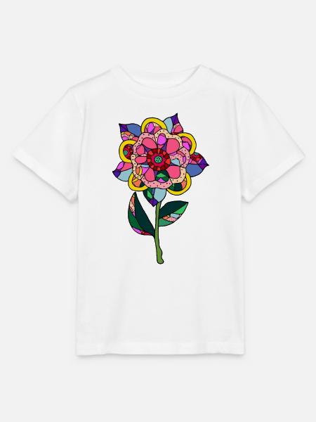 Blume - Stanley/Stella Kinder T-Shirt MINI CREATOR - Weiß