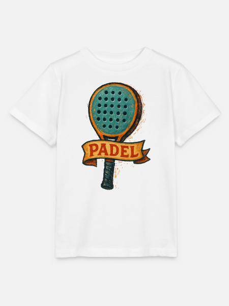 Padel-Racket – Padeliste - Stanley/Stella Kinder T-Shirt MINI CREATOR - Weiß