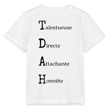 ADHD & Proud: Neurodivergent Positivity - Stanley/Stella MINI CREATOR Kids’ T-Shirt - white - Front - Maike (125cm)