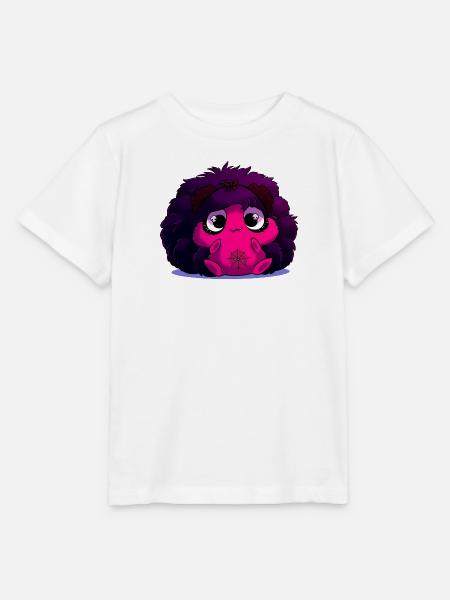 Nerz-Puff mit Spinnennetz - Stanley/Stella Kinder T-Shirt MINI CREATOR - Weiß