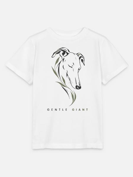 Windhund-Rettungs-Sanftes Riesenhemd - Stanley/Stella Kinder T-Shirt MINI CREATOR  - Weiß
