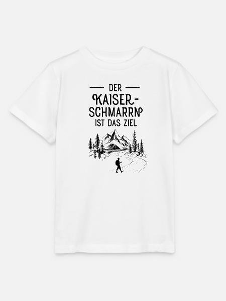 Der Kaiserschmarrn Ist Das Ziel - Wandern Berge - Stanley/Stella Kinder T-Shirt MINI CREATOR - Weiß