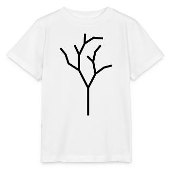 Abstract Tree Branch Branch Nature Shape Symbol - Stanley/Stella MINI CREATOR Kids’ T-Shirt - white - Front - Maike (125cm)
