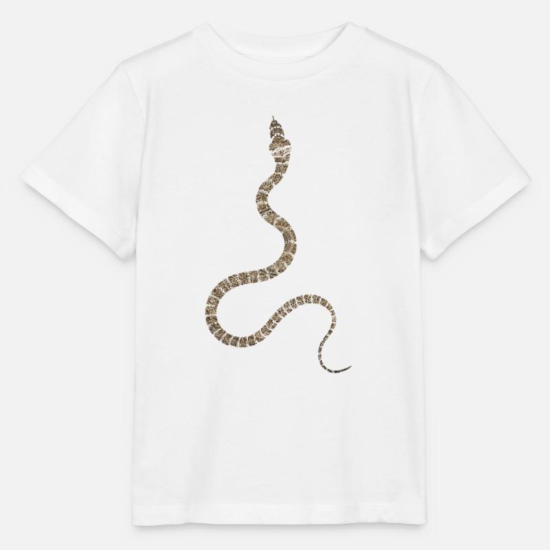 serpent - T-shirt bio MINI CREATOR Stanley/Stella Enfant - blanc