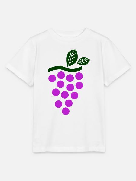 Weintraube - Stanley/Stella Kinder T-Shirt MINI CREATOR - Weiß
