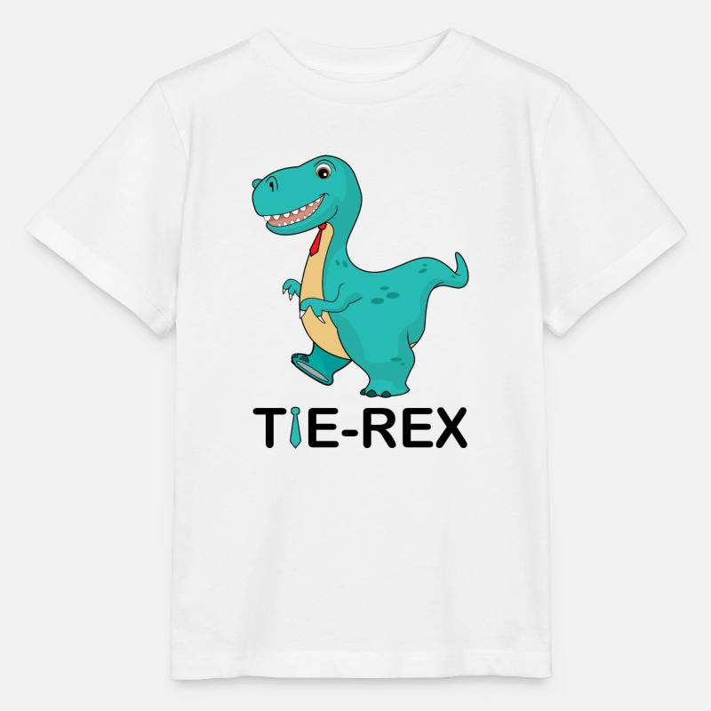 Tie Rex - Stanley/Stella Kinder T-Shirt MINI CREATOR  - Weiß