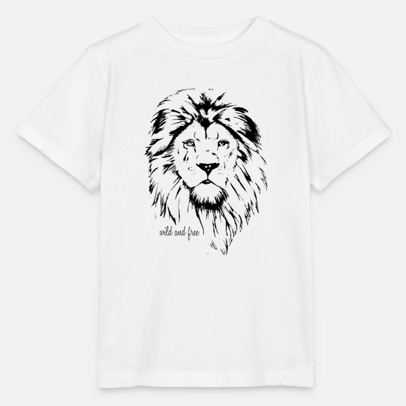 Löwe - Stanley/Stella Kinder T-Shirt MINI CREATOR  - Weiß