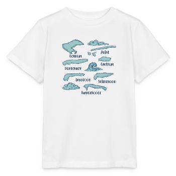 Imprimer de la collection Îles de la Frise orientale - T-shirt bio MINI CREATOR Stanley/Stella Enfant - blanc - Devant - Maike (125cm)
