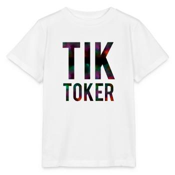 Tik Tok Tiktoker - Stanley/Stella Kinder T-Shirt MINI CREATOR  - Weiß - Vorne - Maike (125cm)