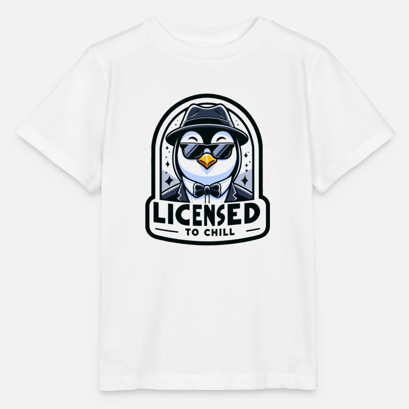Licensed to Chill - Stanley/Stella Kinder T-Shirt MINI CREATOR  - Weiß
