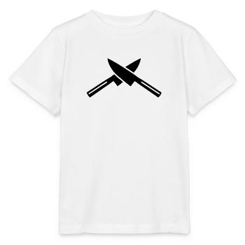 Knife - Stanley/Stella MINI CREATOR Kids’ T-Shirt - white - Front - Maike (125cm)