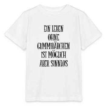 Leben ohne Gummibärchen - Stanley/Stella Kinder T-Shirt MINI CREATOR  - Weiß - Vorne - Maike (125cm)