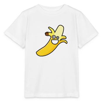 Banane - Stanley/Stella Kinder T-Shirt MINI CREATOR  - Weiß - Vorne - Maike (125cm)