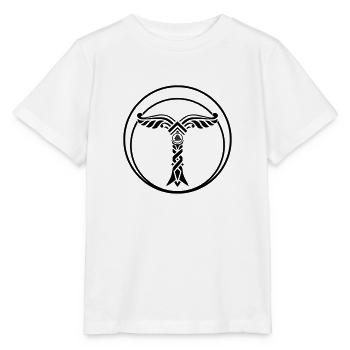 Irminsul with Valknut - Stanley/Stella MINI CREATOR Kids’ T-Shirt - white - Front - Maike (125cm)