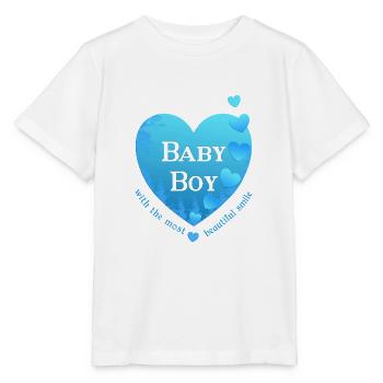 Boy Birth - Stanley/Stella MINI CREATOR Kids’ T-Shirt - white - Front - Maike (125cm)