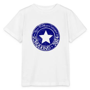 Schulkind 2024 Grundschule 1. Klasse Einschulung n - Stanley/Stella Kinder T-Shirt MINI CREATOR  - Weiß - Vorne - Maike (125cm)