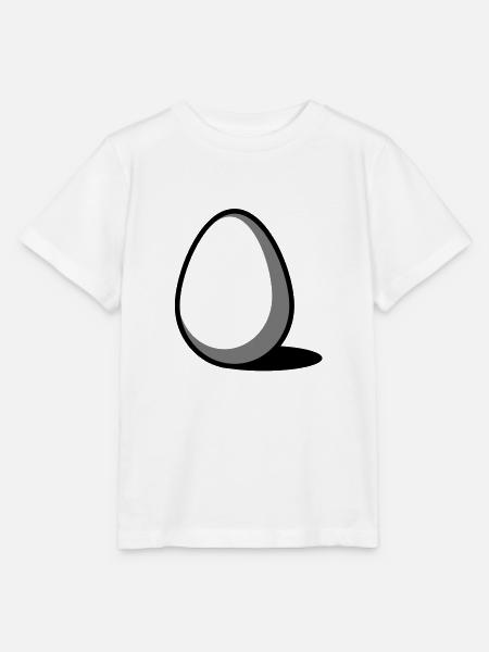 Ein Ei - Stanley/Stella Kinder T-Shirt MINI CREATOR  - Weiß