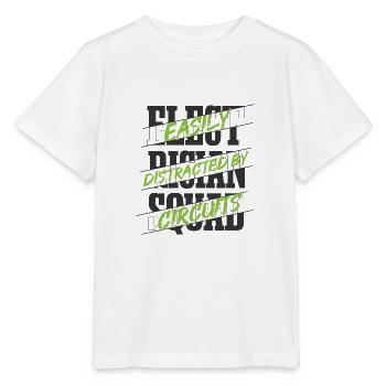 Circuit électrique Electro Worker Electro Worker - T-shirt bio MINI CREATOR Stanley/Stella Enfant - blanc - Devant - Maike (125cm)