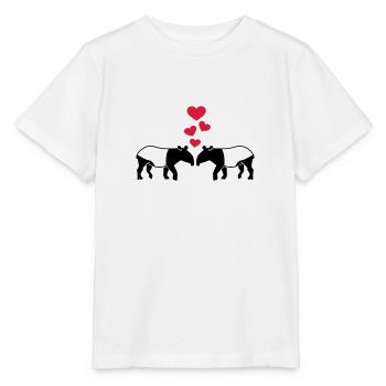 Tapir - T-shirt bio MINI CREATOR Stanley/Stella Enfant - blanc - Devant - Maike (125cm)