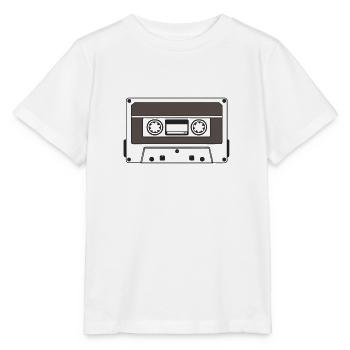 Kassette - Stanley/Stella Kinder T-Shirt MINI CREATOR  - Weiß - Vorne - Maike (125cm)