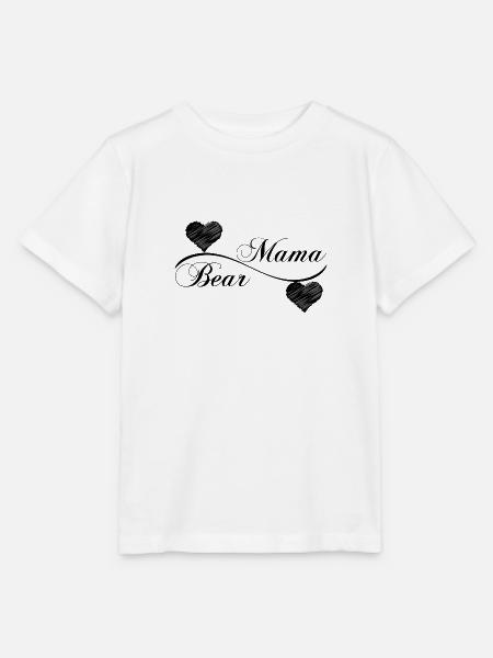 Mama Bear - Stanley/Stella Kinder T-Shirt MINI CREATOR - Weiß