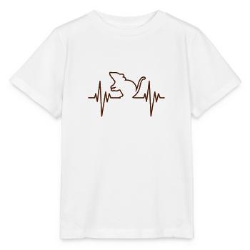 Mouse Pulse - Stanley/Stella Kinder T-Shirt MINI CREATOR  - Weiß - Vorne - Maike (125cm)
