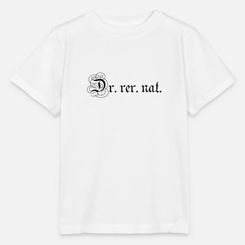 Dr. rer. Nat. - T-shirt bio MINI CREATOR Stanley/Stella Enfant - blanc