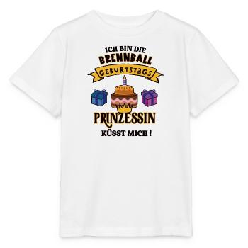 Brennballerin Geburtstag Brennballspielerin Geb - Stanley/Stella Kinder T-Shirt MINI CREATOR  - Weiß - Vorne - Maike (125cm)