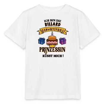 Billard Spielerin Geburtstag Billardspielerin Geb - Stanley/Stella Kinder T-Shirt MINI CREATOR  - Weiß - Vorne - Maike (125cm)