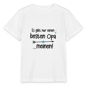 Es gibt nur einen besten Opa - Meinen! - Stanley/Stella Kinder T-Shirt MINI CREATOR  - Weiß - Vorne - Maike (125cm)