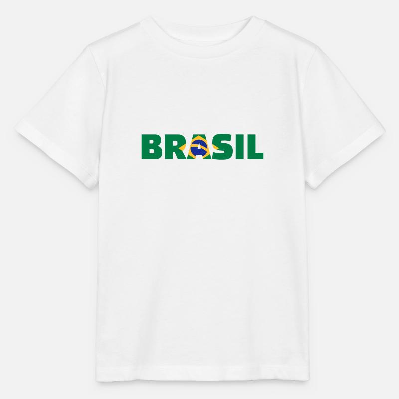 Brasil - T-shirt bio MINI CREATOR Stanley/Stella Enfant - blanc