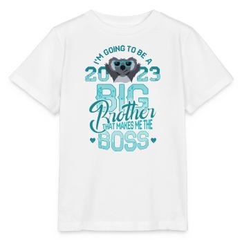 Big Brother 2023 Saying Baby Pregnancy - Stanley/Stella MINI CREATOR Kids’ T-Shirt - white - Front - Maike (125cm)