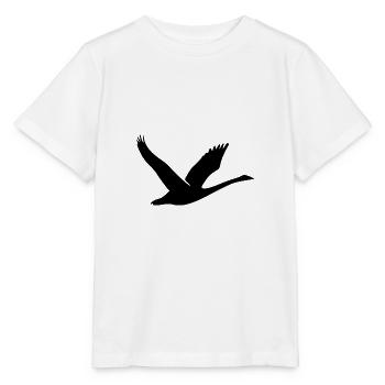Belle silhouette de cygne - T-shirt bio MINI CREATOR Stanley/Stella Enfant - blanc - Devant - Maike (125cm)