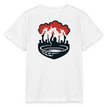 Pyrotechnik Stadion - Stanley/Stella Kinder T-Shirt MINI CREATOR  - Weiß - Vorne - Maike (125cm)