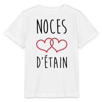Zinnhochzeit 10 Jahre Hochzeit - Stanley/Stella Kinder T-Shirt MINI CREATOR  - Weiß - Vorne - Maike (125cm)