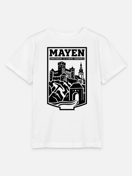 Mayen Wahrzeichen Silhouette - Stanley/Stella Kinder T-Shirt MINI CREATOR  - Weiß