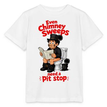 Brosse à chienée à arrêt de gouffre - T-shirt bio MINI CREATOR Stanley/Stella Enfant - blanc - Devant - Maike (125cm)