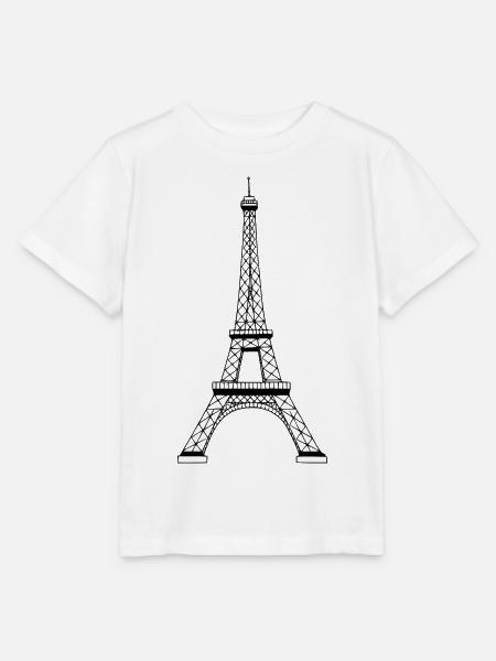 Eiffelturm - Stanley/Stella Kinder T-Shirt MINI CREATOR - Weiß