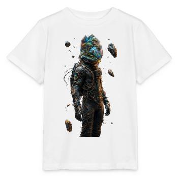 Indoor-Wald-Weltraumhelm - Stanley/Stella Kinder T-Shirt MINI CREATOR  - Weiß - Vorne - Maike (125cm)