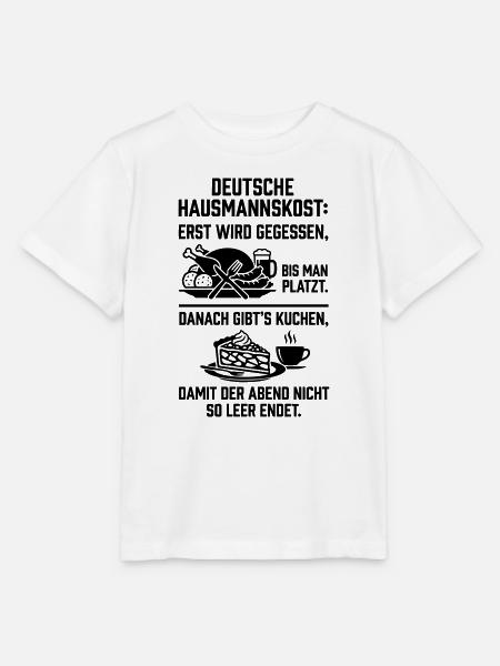 Hausmannskost typisch deutsch - Stanley/Stella Kinder T-Shirt MINI CREATOR - Weiß