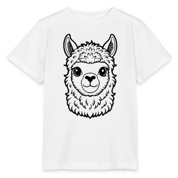 Alpaka - Stanley/Stella Kinder T-Shirt MINI CREATOR  - Weiß - Vorne - Maike (125cm)